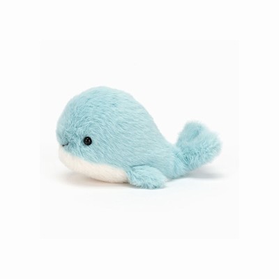 Jellycat Fluffy Whale UK | 19735PNYB